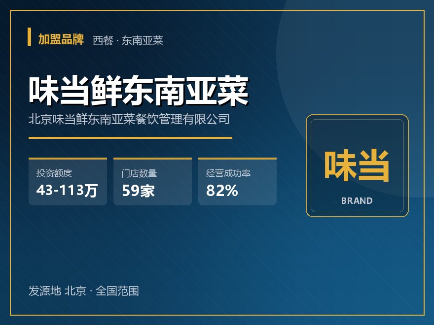 味当鲜东南亚菜