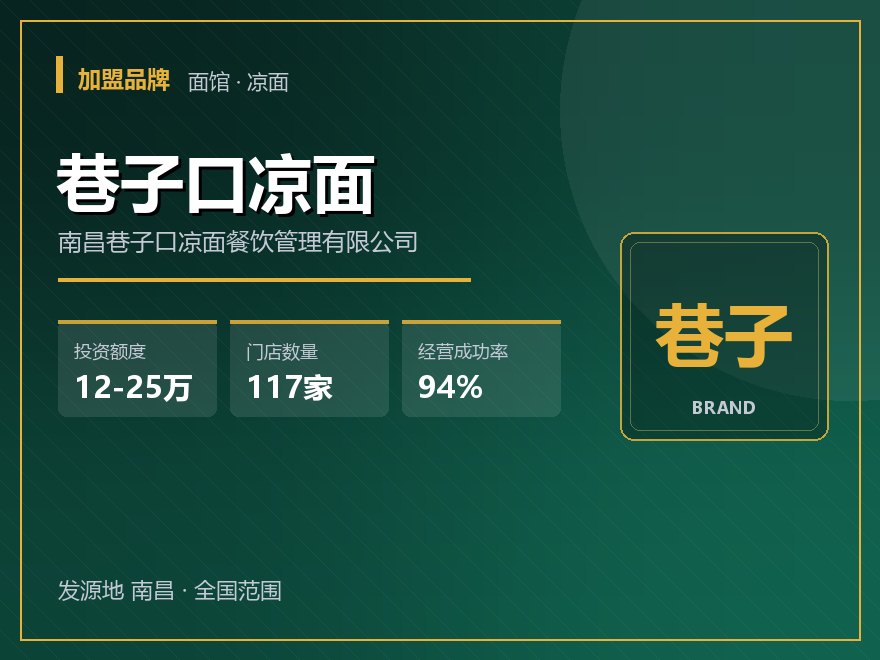巷子口凉面